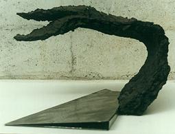 Jetée dans les vagues, Sylvie de Meurville, sculpture