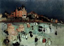Raoul Dufy - La plage de Sainte-Adresse 1906