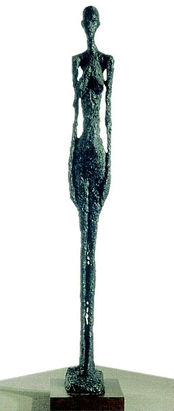 Giacometti, la Femme debout II - bronze